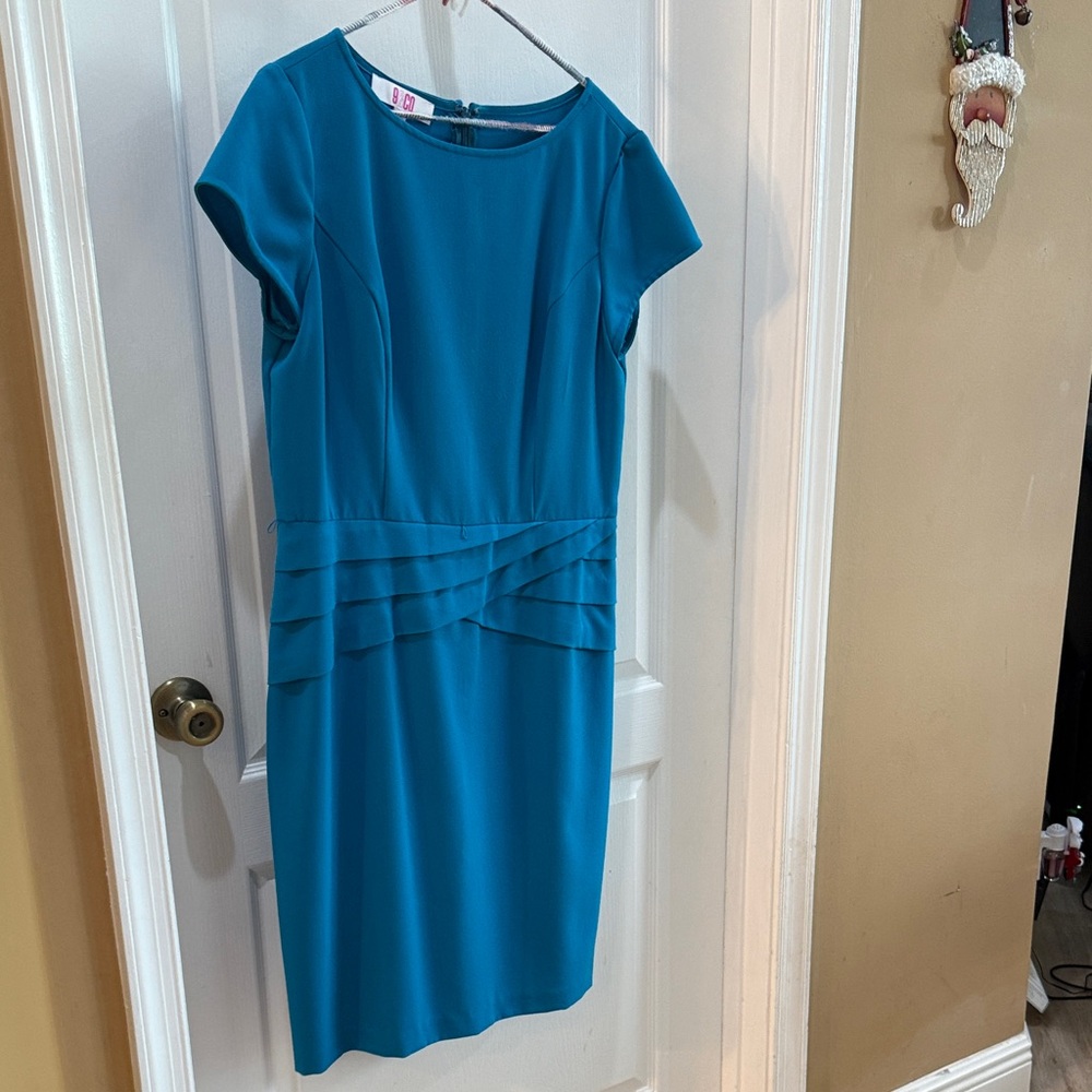 Chic Blue Midi Dress